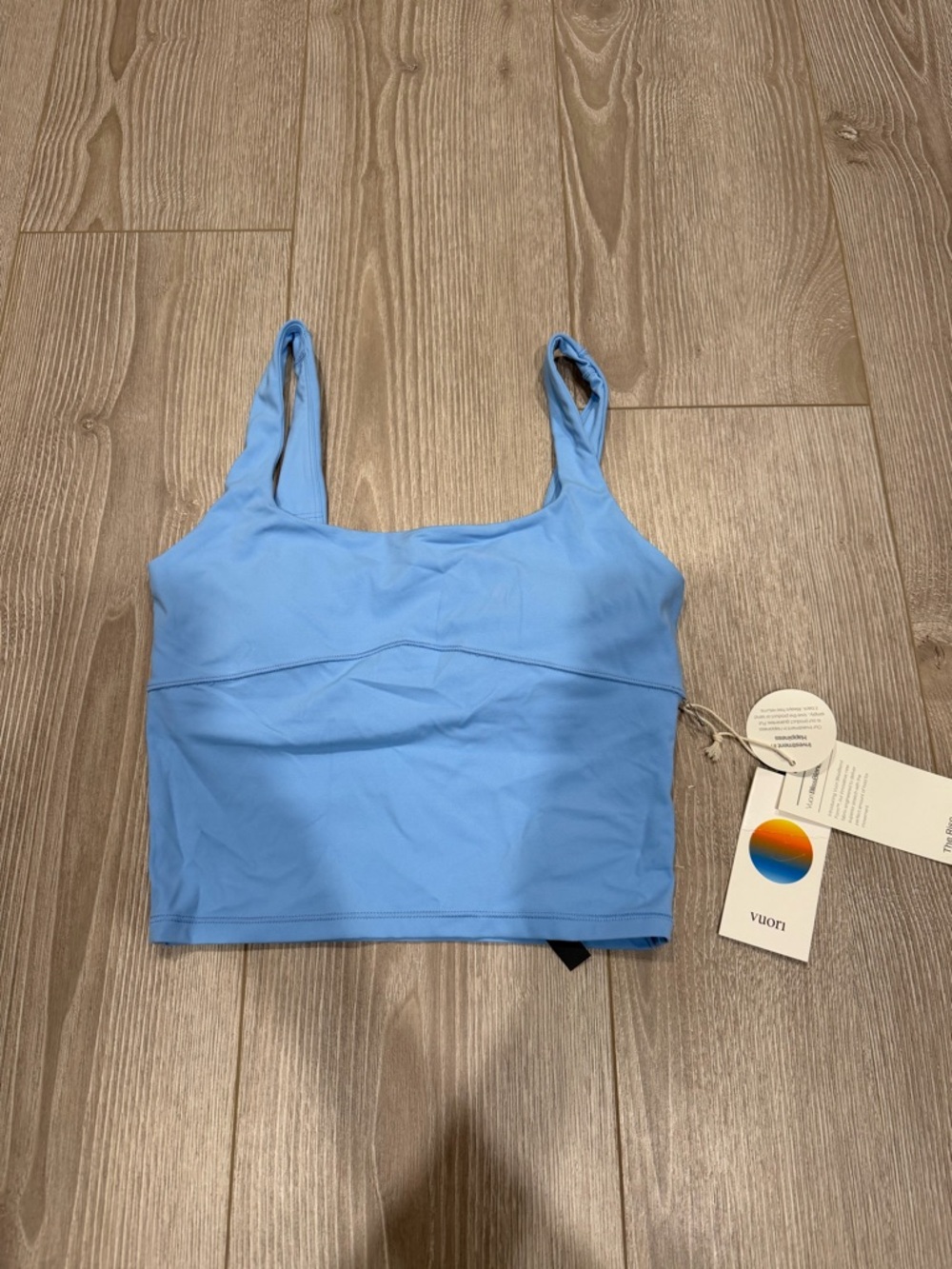 Vuori AllTheForm™ Support Tank Spring Blue studio soft yoga support Pilates